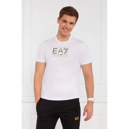 EA7 T-shirt | Regular Fit ze sklepu Gomez Fashion Store w kategorii T-shirty męskie - zdjęcie 172922205