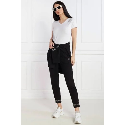 Bluzka damska Emporio Armani z bawełny 