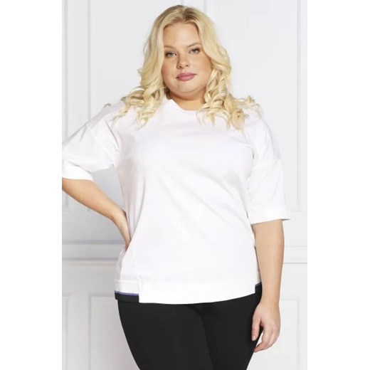 Persona by Marina Rinaldi T-shirt VOCALE plus size | Regular Fit Persona By Marina Rinaldi 38/40 promocyjna cena Gomez Fashion Store