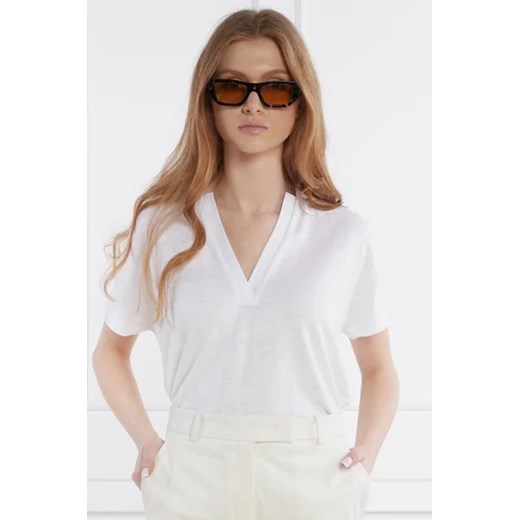 BOSS BLACK Lniana bluzka Enelina | Regular Fit ze sklepu Gomez Fashion Store w kategorii Bluzki damskie - zdjęcie 172922798