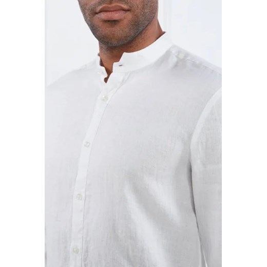 HUGO Lniana koszula Elvory | Slim Fit XL Gomez Fashion Store okazja