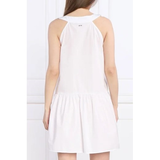 Sukienka Armani Exchange biała z bawełny 