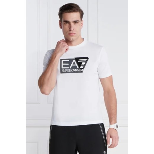 EA7 T-shirt | Regular Fit ze sklepu Gomez Fashion Store w kategorii T-shirty męskie - zdjęcie 172923565
