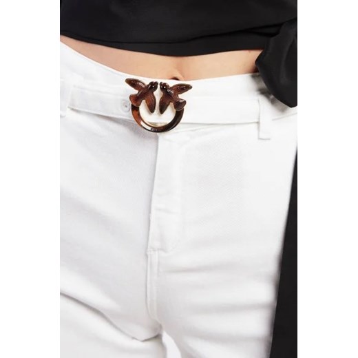 Pinko Spodnie z paskiem PEGGY 9 | Tapered Pinko 29 wyprzedaż Gomez Fashion Store
