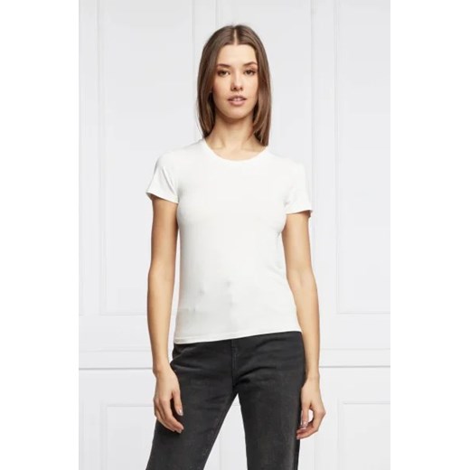 Patrizia Pepe T-shirt MAGLIA | Regular Fit ze sklepu Gomez Fashion Store w kategorii Bluzki damskie - zdjęcie 172923845