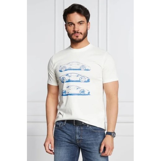 Automobili Lamborghini T-shirt | Regular Fit ze sklepu Gomez Fashion Store w kategorii T-shirty męskie - zdjęcie 172924088