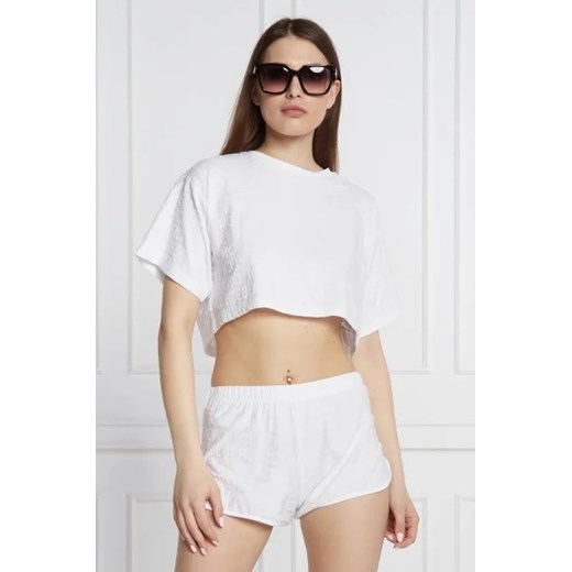 Iceberg T-shirt | Cropped Fit Iceberg L wyprzedaż Gomez Fashion Store