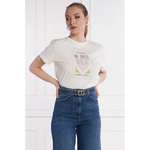 TWINSET T-shirt PINK HEART | Regular Fit Twinset L Gomez Fashion Store