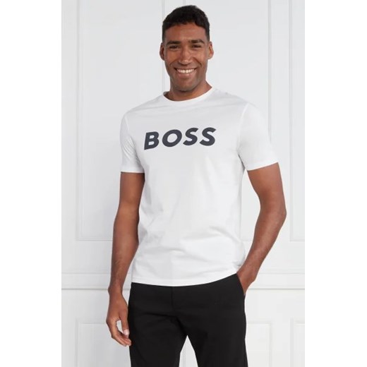 BOSS ORANGE T-shirt Thinking 1 | Regular Fit ze sklepu Gomez Fashion Store w kategorii T-shirty męskie - zdjęcie 172925205