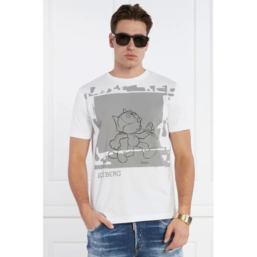 Iceberg T-shirt | Regular Fit ze sklepu Gomez Fashion Store w kategorii T-shirty męskie - zdjęcie 172925219