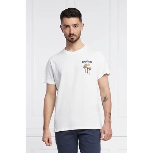 GUESS T-shirt GARETH | Regular Fit ze sklepu Gomez Fashion Store w kategorii T-shirty męskie - zdjęcie 172925245