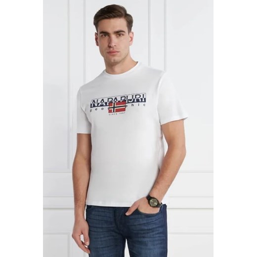 Napapijri T-shirt | Regular Fit ze sklepu Gomez Fashion Store w kategorii T-shirty męskie - zdjęcie 172925556