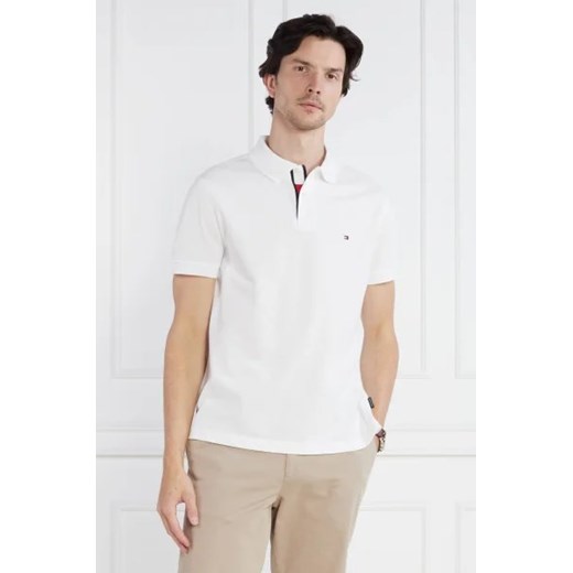 Tommy Hilfiger Polo FLAG UNDER PLACKET | Slim Fit ze sklepu Gomez Fashion Store w kategorii T-shirty męskie - zdjęcie 172925727