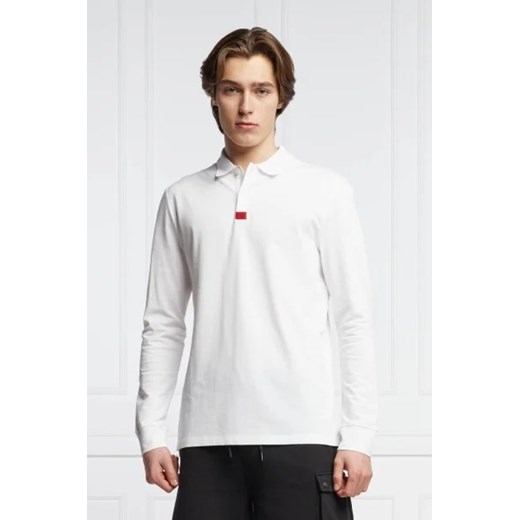 HUGO Polo Deresolo222 | Slim Fit | pique M promocyjna cena Gomez Fashion Store