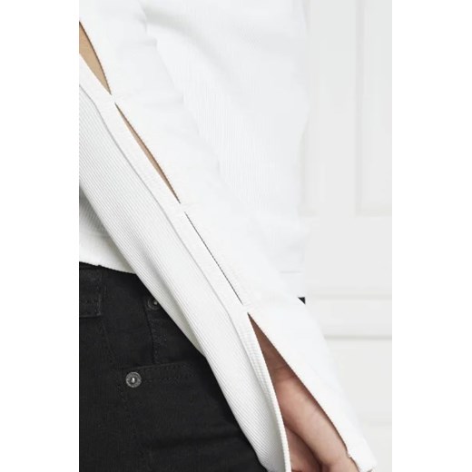 Calvin Klein Jeans Golf TAB SPLIT RIB MOCK NECK | Regular Fit XS wyprzedaż Gomez Fashion Store