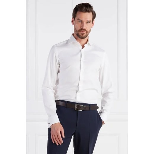 BOSS BLACK Koszula H HANK spread DC-214 | Slim Fit | stretch 42 okazja Gomez Fashion Store