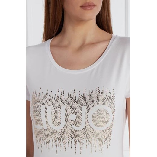 Liu Jo Beachwear T-shirt | Regular Fit S wyprzedaż Gomez Fashion Store