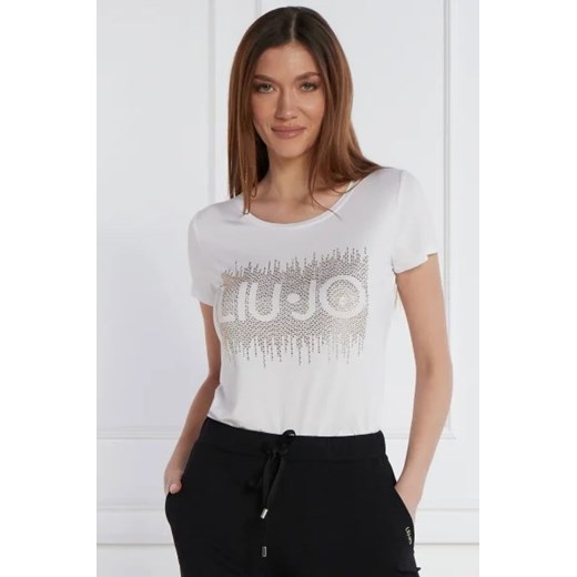 Liu Jo Beachwear T-shirt | Regular Fit ze sklepu Gomez Fashion Store w kategorii Bluzki damskie - zdjęcie 172926287
