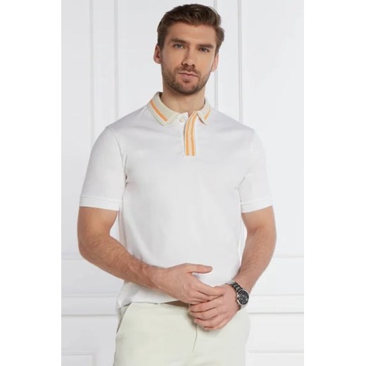 BOSS BLACK Polo Phillipson 36 | Slim Fit | mercerised ze sklepu Gomez Fashion Store w kategorii T-shirty męskie - zdjęcie 172927125