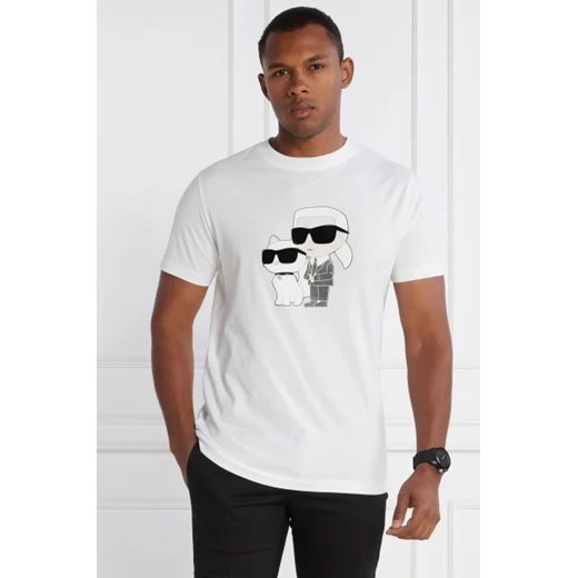 Karl Lagerfeld T-shirt | Regular Fit ze sklepu Gomez Fashion Store w kategorii T-shirty męskie - zdjęcie 172927189