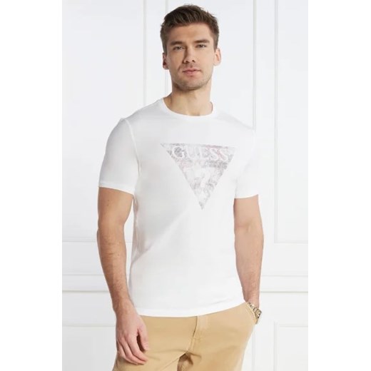 GUESS T-shirt | Slim Fit ze sklepu Gomez Fashion Store w kategorii T-shirty męskie - zdjęcie 172927455