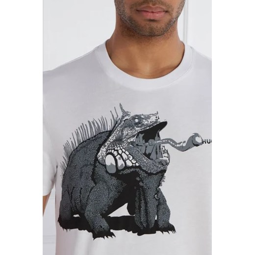 HUGO T-shirt Dibeach | Regular Fit L okazja Gomez Fashion Store