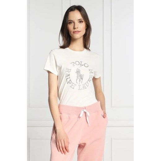 POLO RALPH LAUREN T-shirt | Regular Fit ze sklepu Gomez Fashion Store w kategorii Bluzki damskie - zdjęcie 172927638