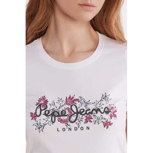 Pepe Jeans London T-shirt KORINA | Slim Fit M promocyjna cena Gomez Fashion Store