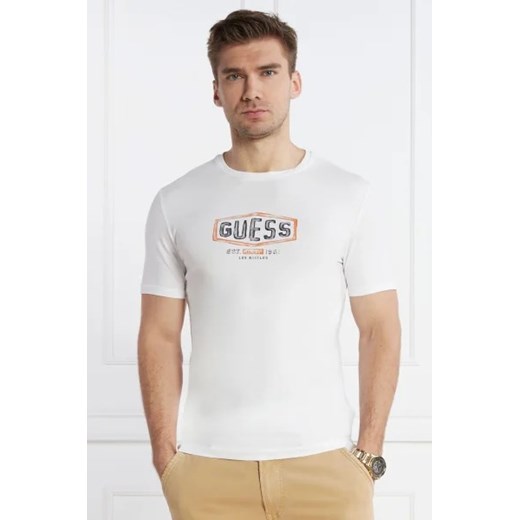 GUESS T-shirt | Slim Fit ze sklepu Gomez Fashion Store w kategorii T-shirty męskie - zdjęcie 172928225
