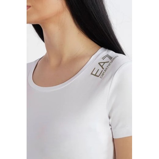 EA7 T-shirt | Regular Fit M okazyjna cena Gomez Fashion Store