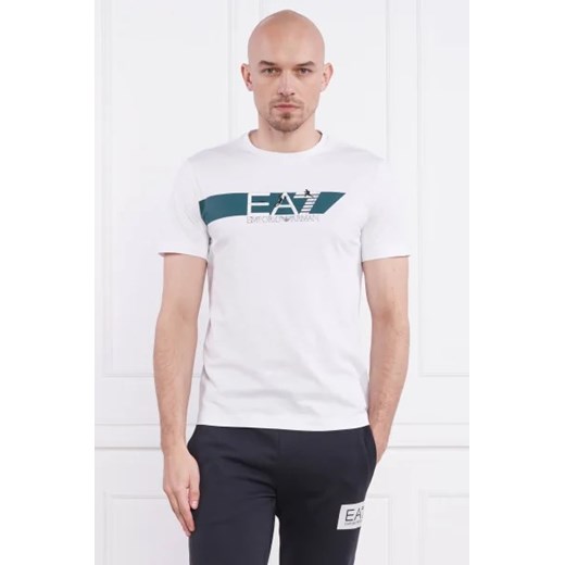 EA7 T-shirt | Regular Fit ze sklepu Gomez Fashion Store w kategorii T-shirty męskie - zdjęcie 172928798