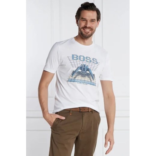 BOSS ORANGE T-shirt TeEnter | Regular Fit ze sklepu Gomez Fashion Store w kategorii T-shirty męskie - zdjęcie 172928969