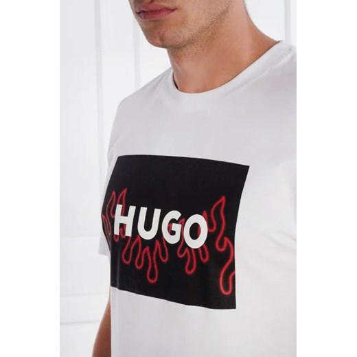 HUGO T-shirt Dulive_U241 | Regular Fit XXL okazja Gomez Fashion Store