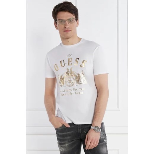 GUESS T-shirt | Regular Fit ze sklepu Gomez Fashion Store w kategorii T-shirty męskie - zdjęcie 172929247