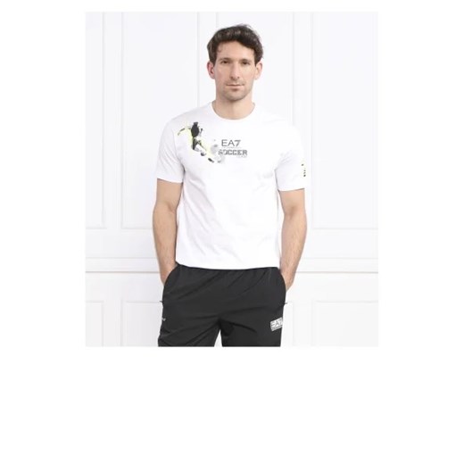 EA7 T-shirt | Regular Fit ze sklepu Gomez Fashion Store w kategorii T-shirty męskie - zdjęcie 172929495