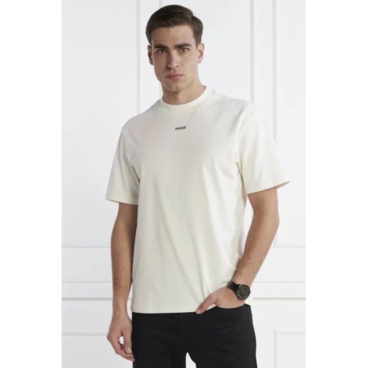 HUGO T-shirt Dapolino | Regular Fit ze sklepu Gomez Fashion Store w kategorii T-shirty męskie - zdjęcie 172929605