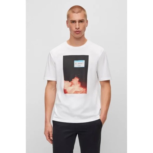 BOSS ORANGE T-shirt TeMemory | Regular Fit ze sklepu Gomez Fashion Store w kategorii T-shirty męskie - zdjęcie 172929615