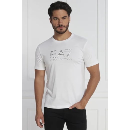 EA7 T-shirt | Regular Fit M wyprzedaż Gomez Fashion Store