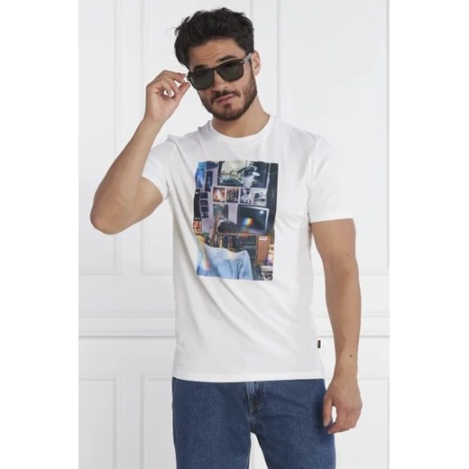 BOSS ORANGE T-shirt TeMemory | Regular Fit ze sklepu Gomez Fashion Store w kategorii T-shirty męskie - zdjęcie 172929769