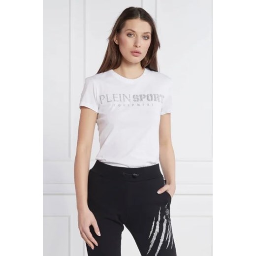Plein Sport T-shirt | Slim Fit ze sklepu Gomez Fashion Store w kategorii Bluzki damskie - zdjęcie 172929939