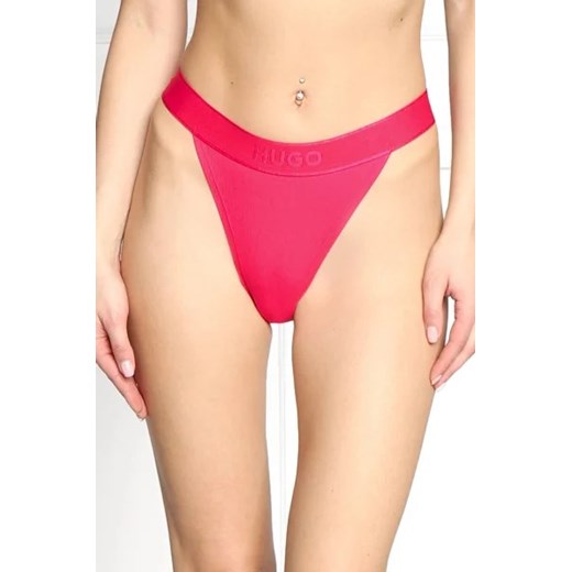 Hugo Bodywear Figi brazylijskie BRAZILIAN HW RIB ze sklepu Gomez Fashion Store w kategorii Majtki damskie - zdjęcie 172932826