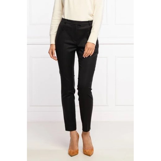BOSS BLACK Spodnie ANAITA | Slim Fit ze sklepu Gomez Fashion Store w kategorii Spodnie damskie - zdjęcie 172936855