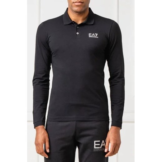 EA7 Polo | Regular Fit ze sklepu Gomez Fashion Store w kategorii T-shirty męskie - zdjęcie 172937837