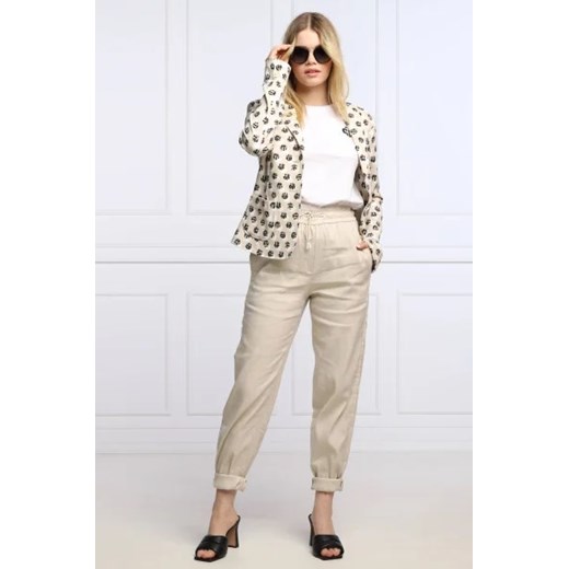 Marc Cain Lniane spodnie | Loose fit Marc Cain 40 okazja Gomez Fashion Store