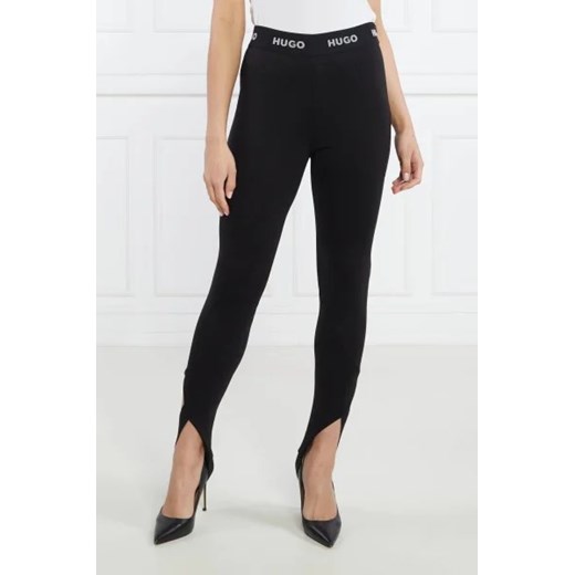 HUGO Legginsy Halone | Slim Fit 42 okazja Gomez Fashion Store