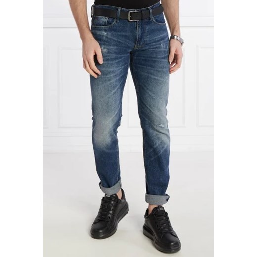 Jeansy męskie Emporio Armani bawełniane