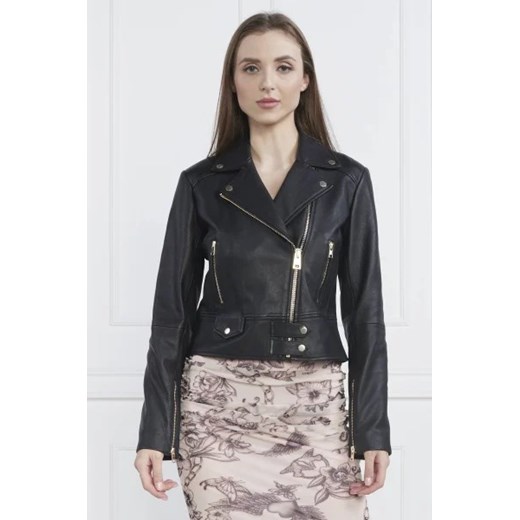 Pinko Skórzana ramoneska SENSIBILE | Regular Fit Pinko 40 Gomez Fashion Store