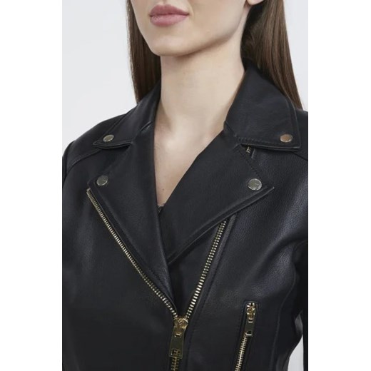 Pinko Skórzana ramoneska SENSIBILE | Regular Fit Pinko 40 Gomez Fashion Store