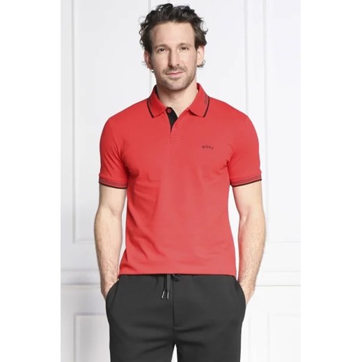 BOSS GREEN Polo Paul Curved | Slim Fit | stretch S promocja Gomez Fashion Store