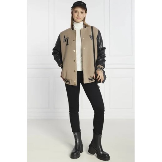Armani Exchange Kurtka bomber | Regular Fit | z dodatkiem wełny Armani Exchange M okazyjna cena Gomez Fashion Store